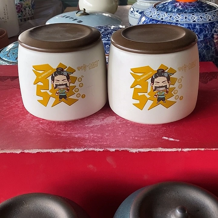 瓷片陶瓷茶叶罐储物罐密封罐