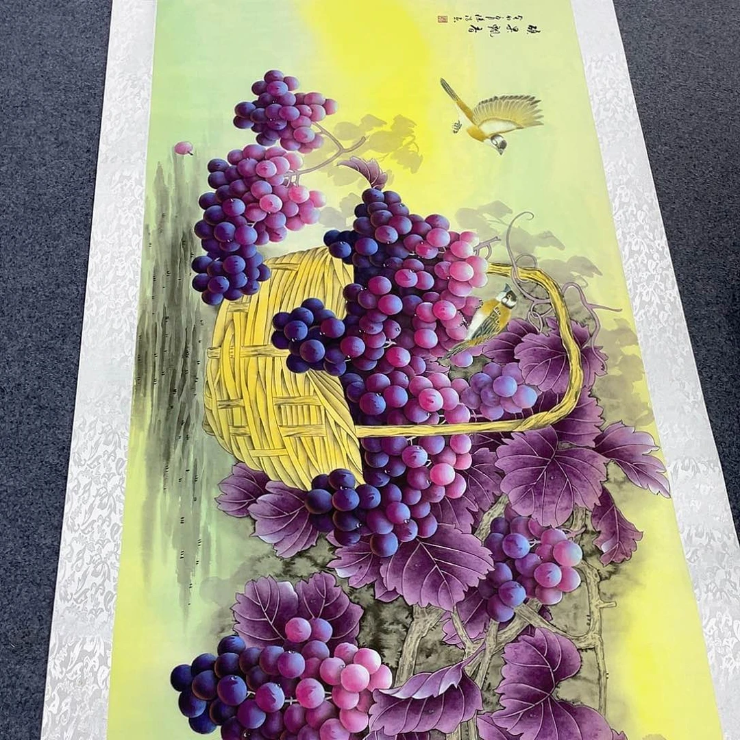 国画作品小姐姐放漏…