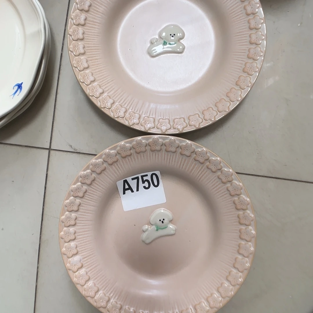 瓷片瑕疵特价陶瓷深盘