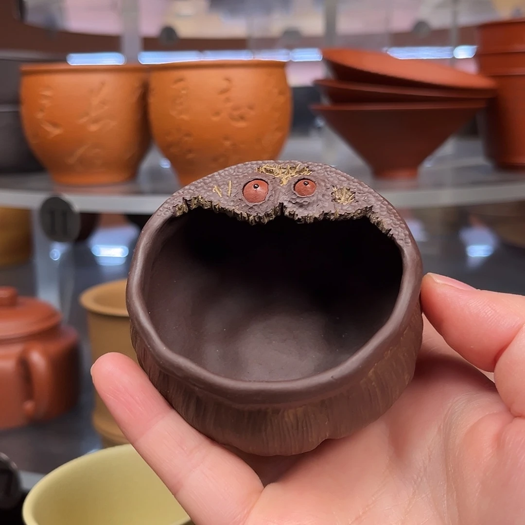 茶杯紫砂80毫升 莲蓬杯