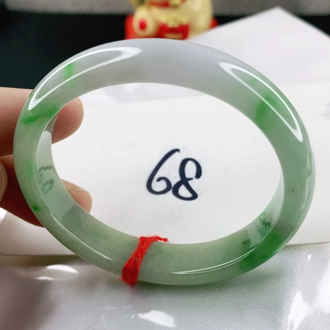 翡翠手镯未镶嵌53.6圈口贵妃