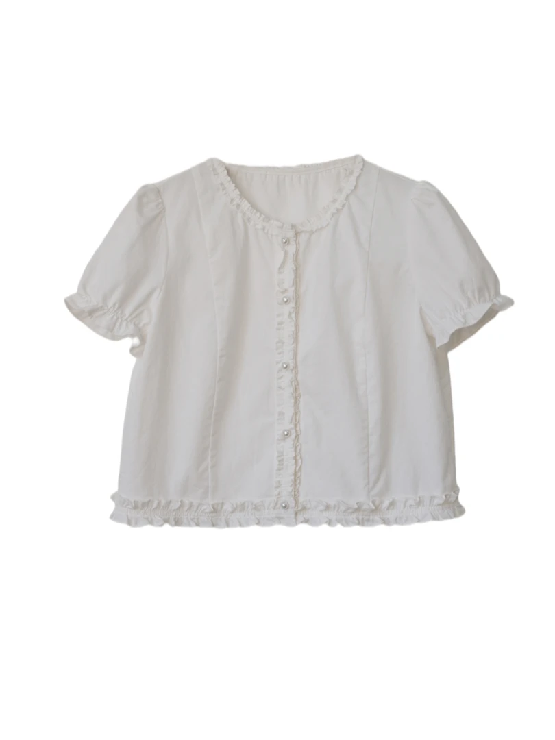 【公主衬衫 】【张元一专属】时尚简白上衣 S25X9031Y