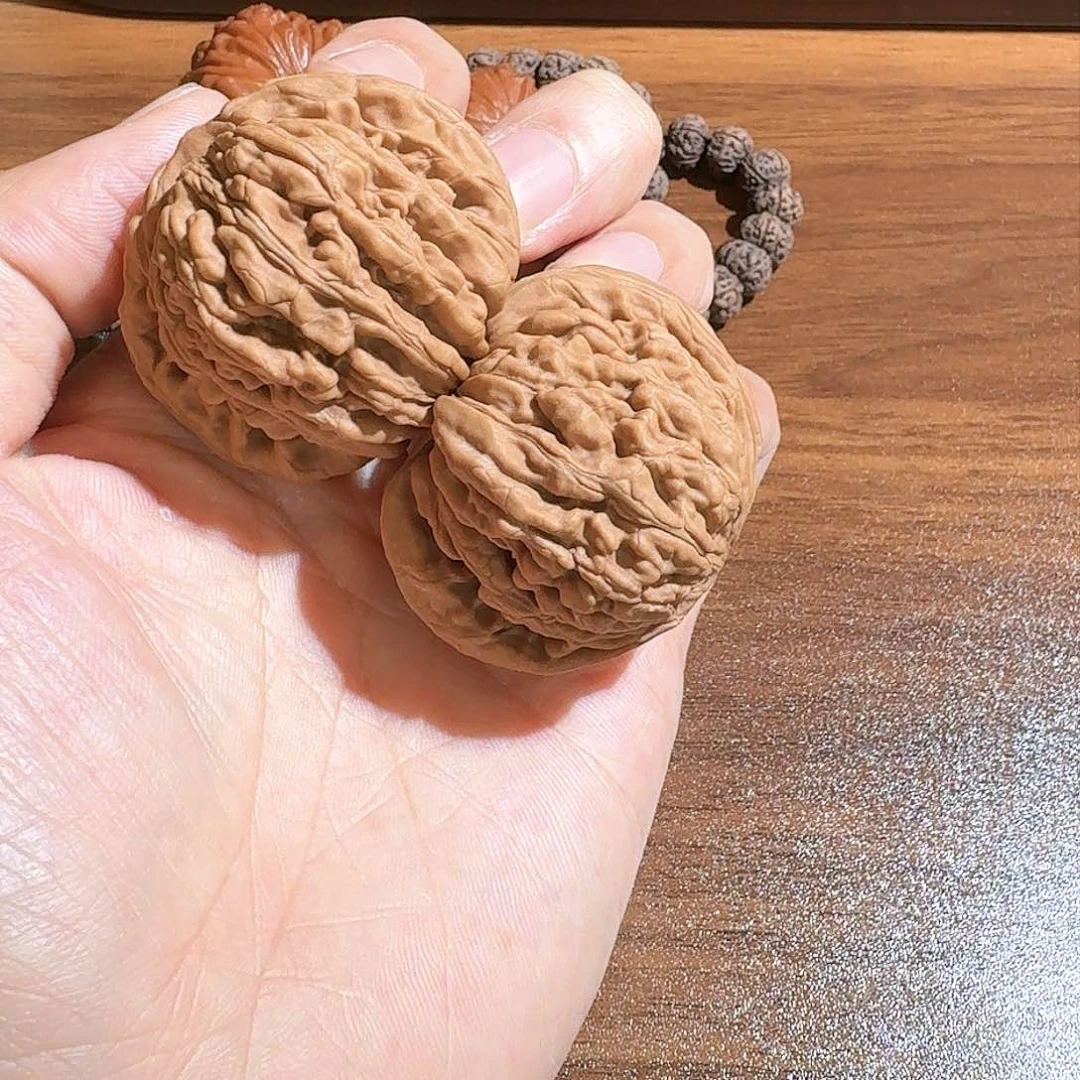 文玩核桃吊坠四座楼