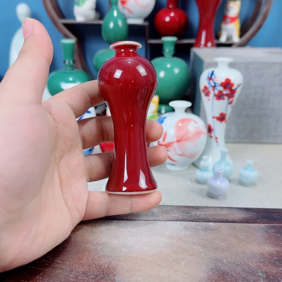 陶瓷手工小花器摆件