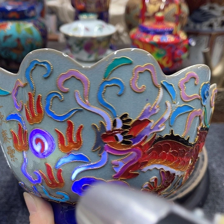 瓷片摆件家居设计风格