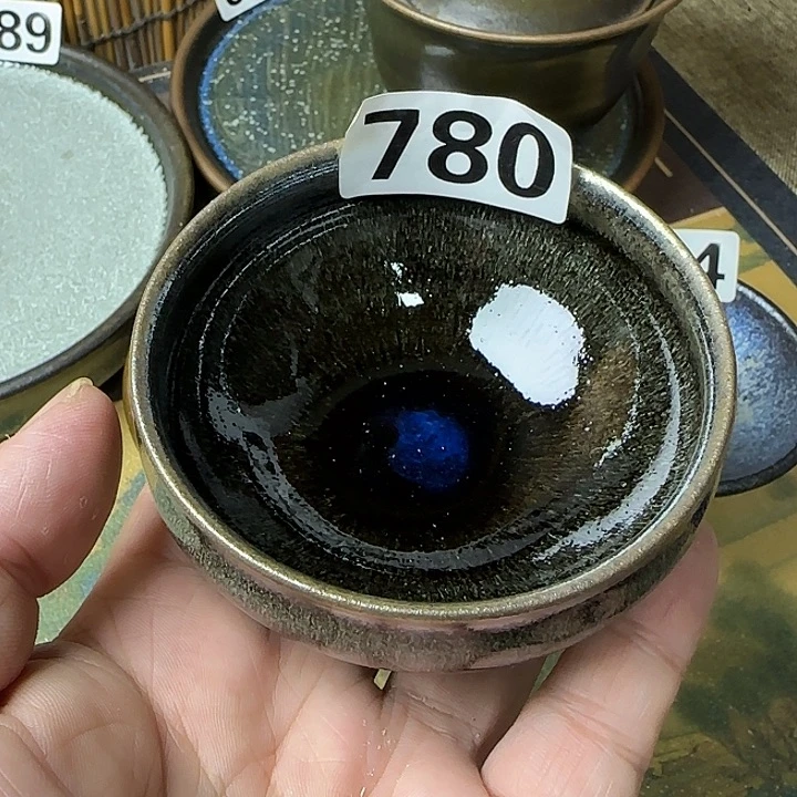 茶盏建盏杯主人杯龙窑柴烧瑕疵