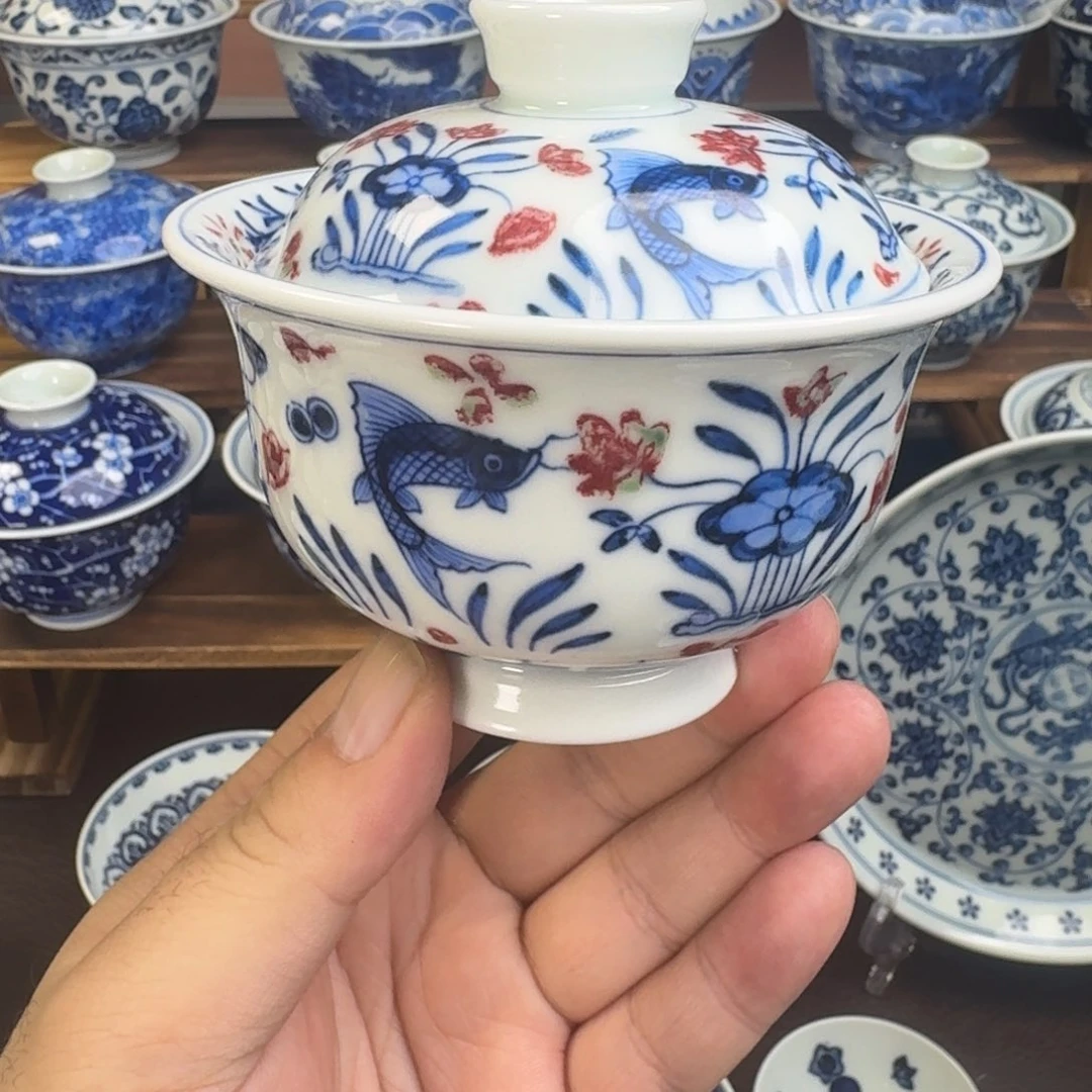 杯子陶瓷纯手工手绘瓷瓷