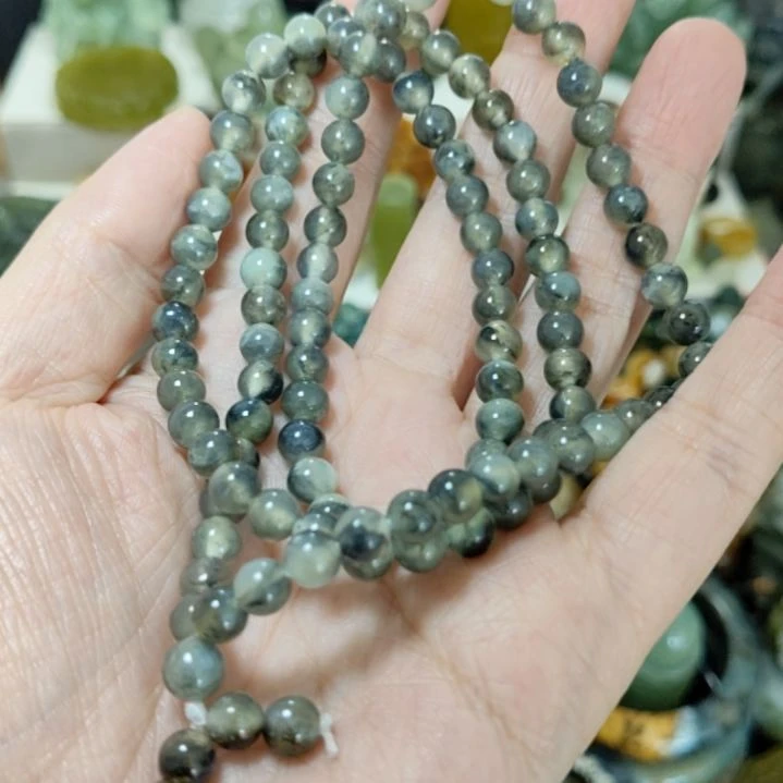 未镶嵌岫玉108粒珠子