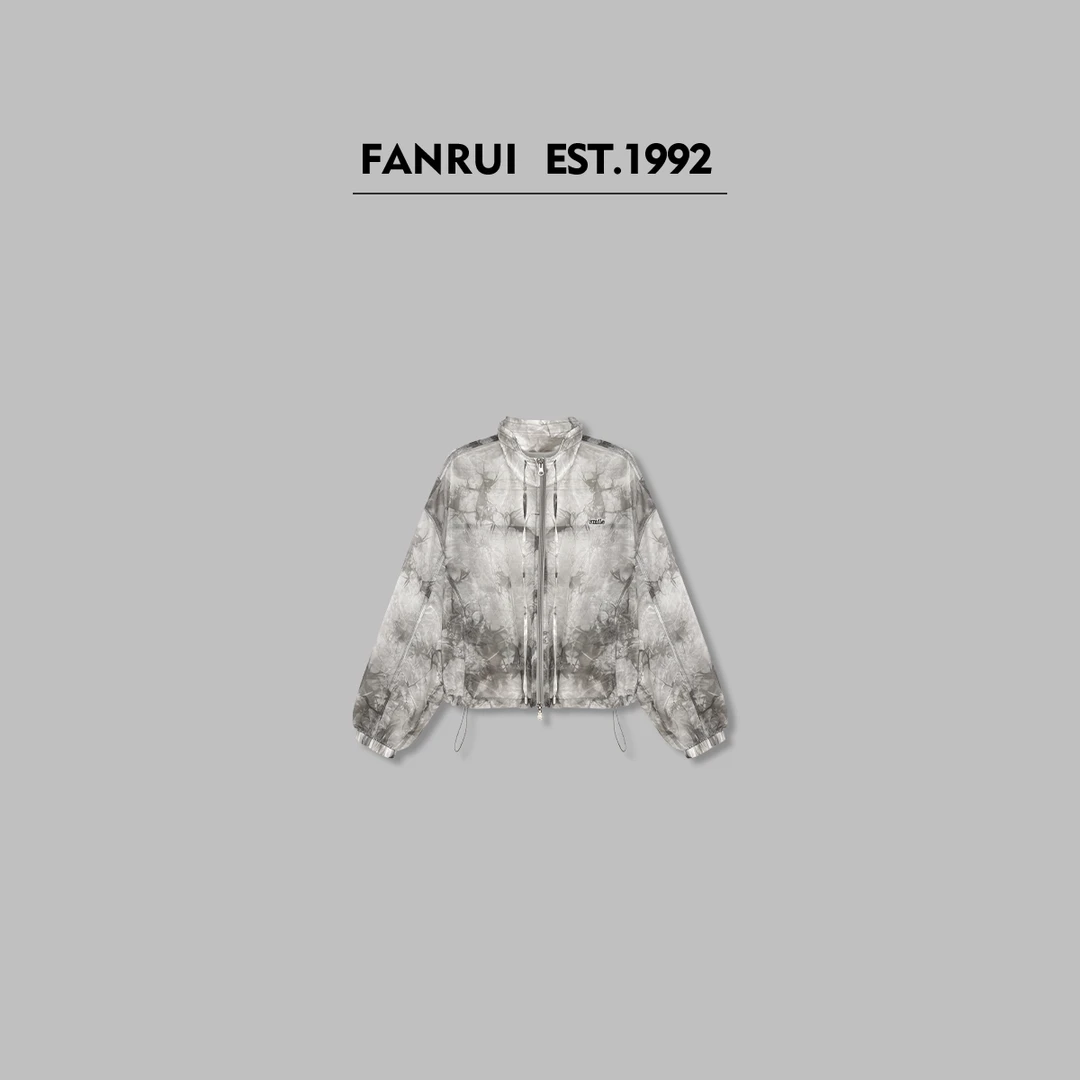 FANRUI/泛芮「妙笔生花」印染凉感透气洋气百搭防晒外套XL16028