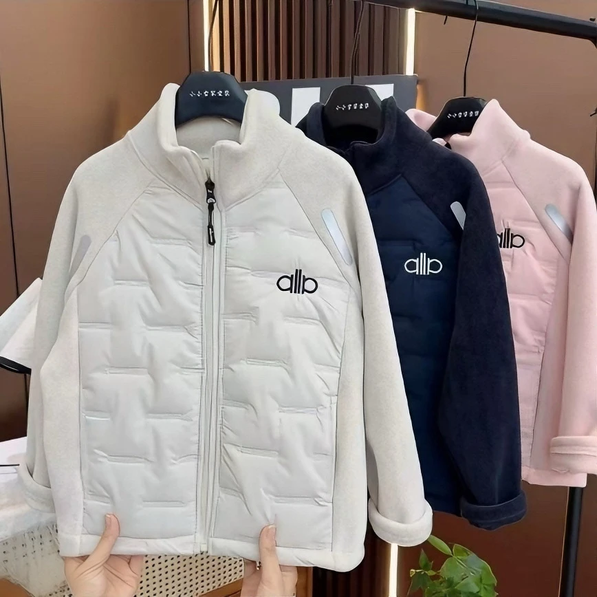 儿童奥利绒外套秋冬款中大通加绒加厚小立领校方神器上衣外套亲子