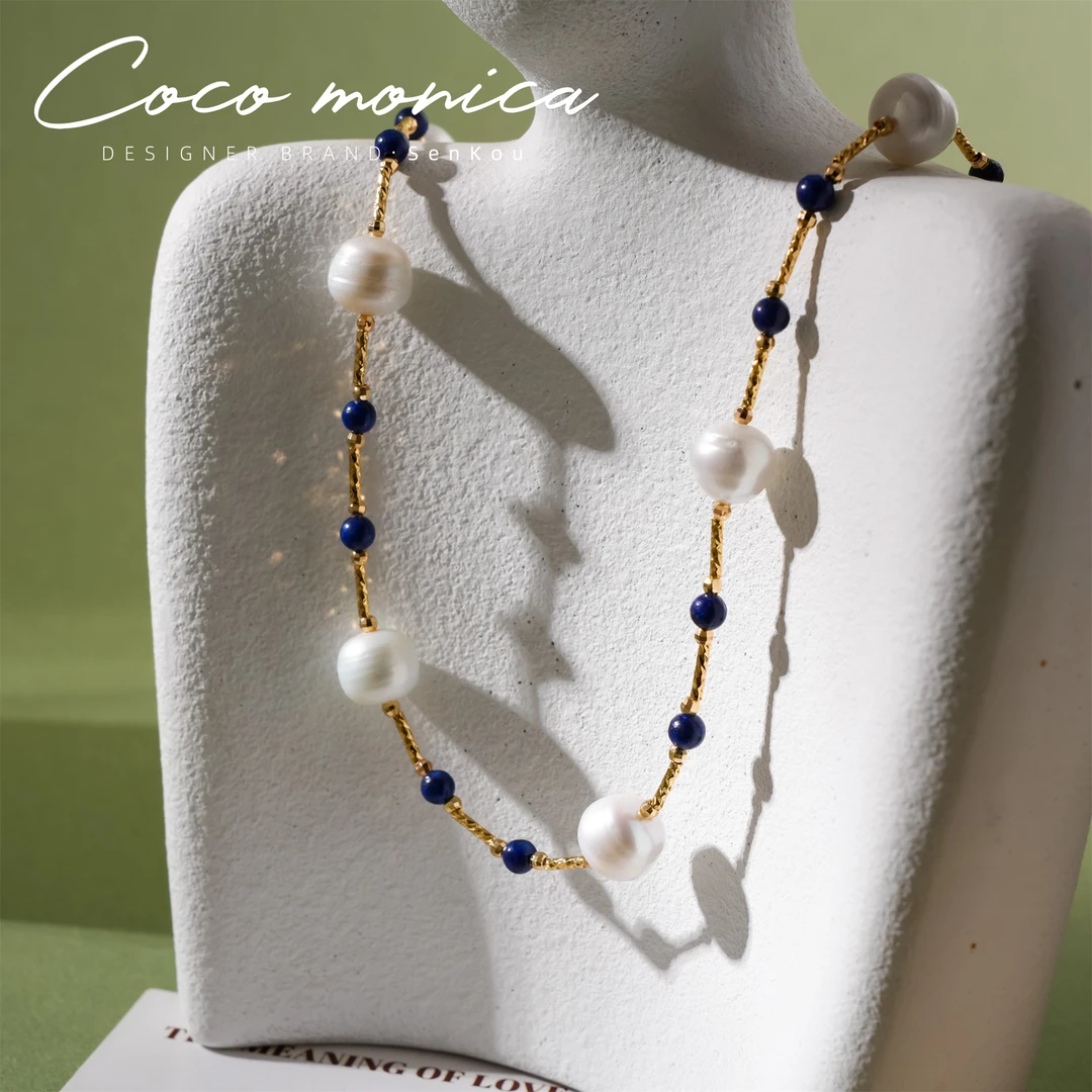 【小霞珠宝】满天星珍珠项链气质百搭手工轻奢AD731