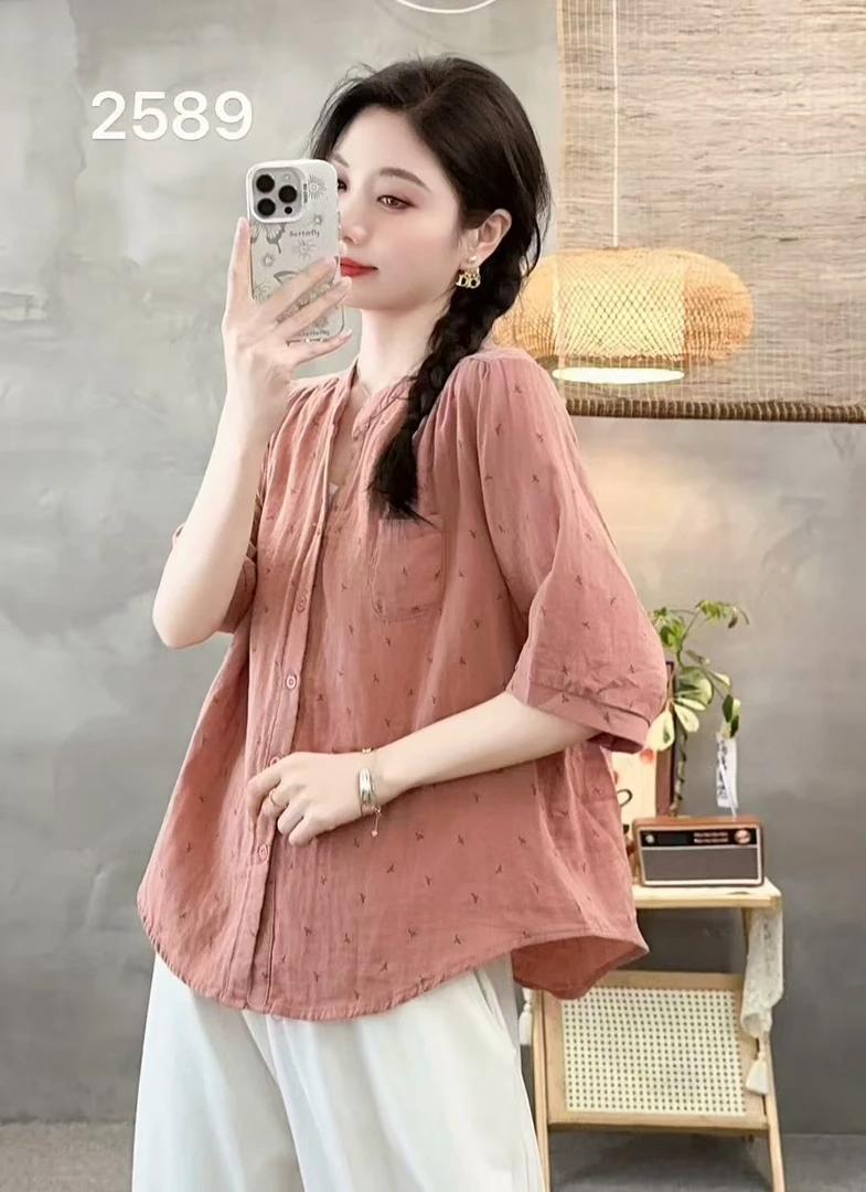 婴儿棉休闲文艺衬衫