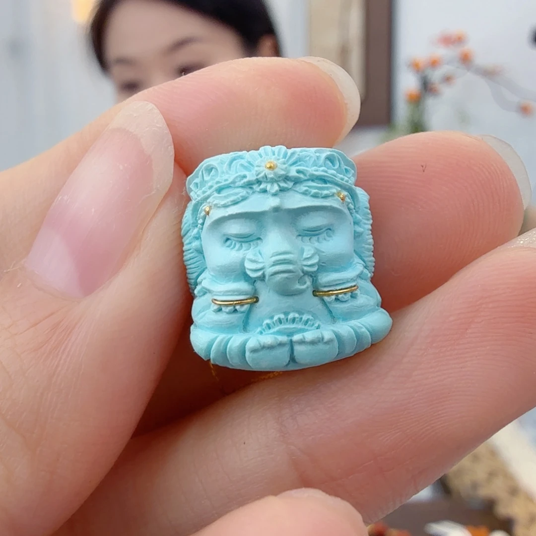 绿松石未镶嵌珠宝半成品