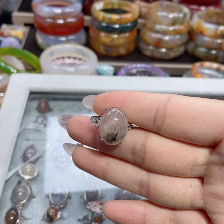 【闪购商品】未镶嵌戒指玛瑙/玉髓梁*姐