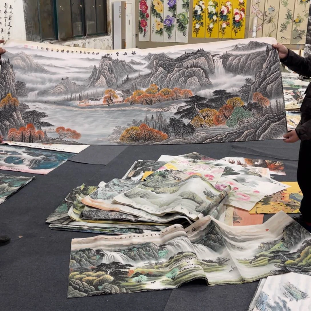 国画处理作品看好再拍哦