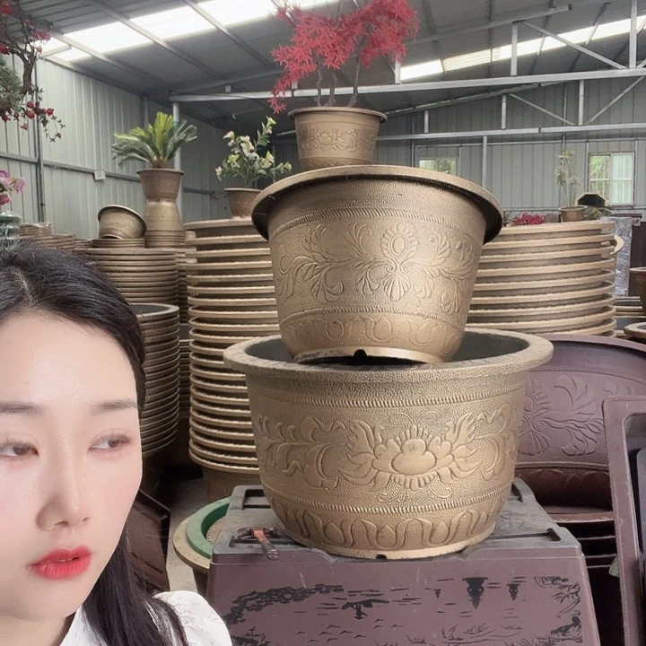 圆60花盆2个圆40盆8个