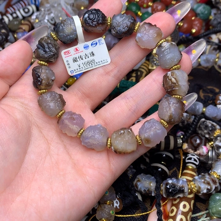 雕刻财神手串手串