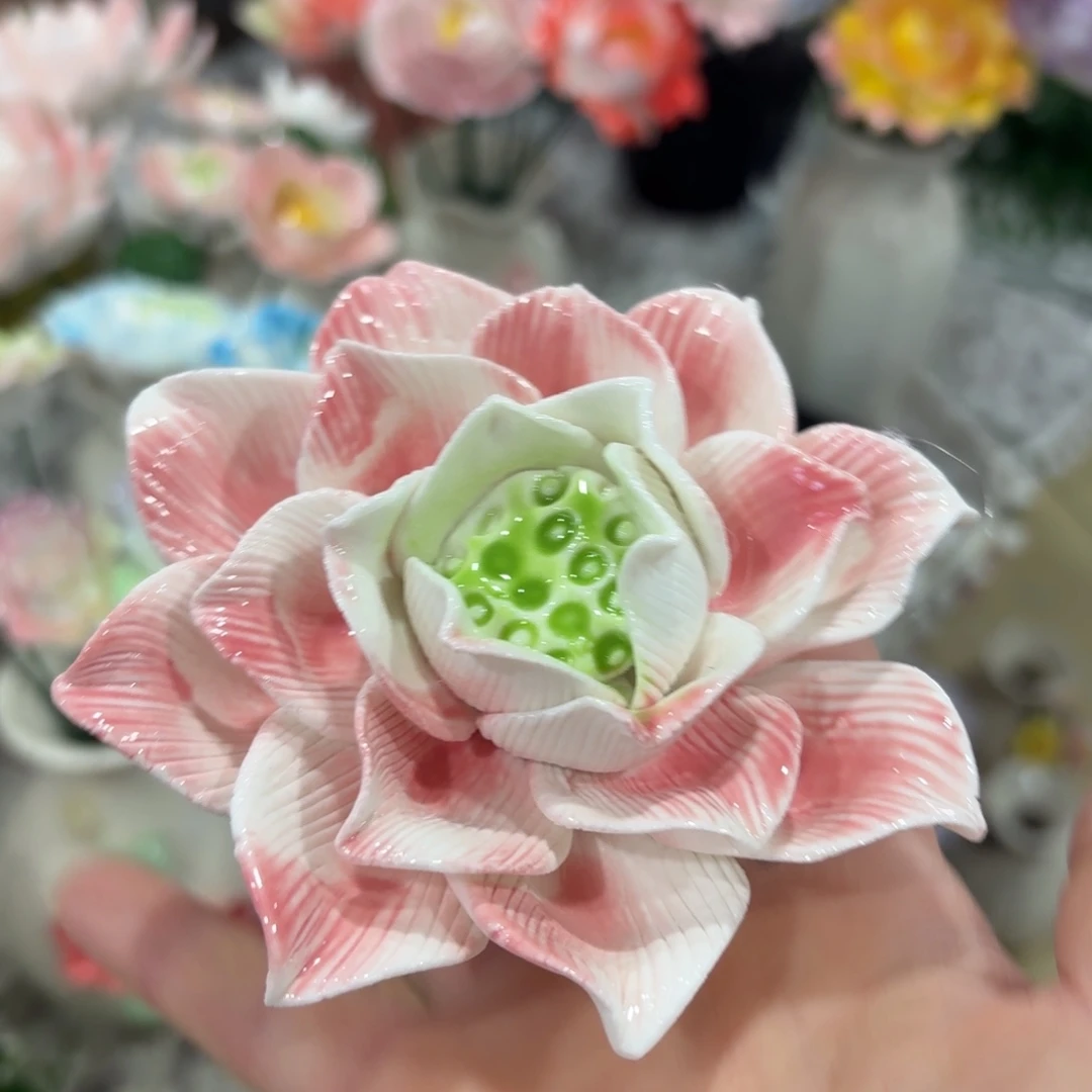 陶瓷花拍满20元发货，爱退款拉黑