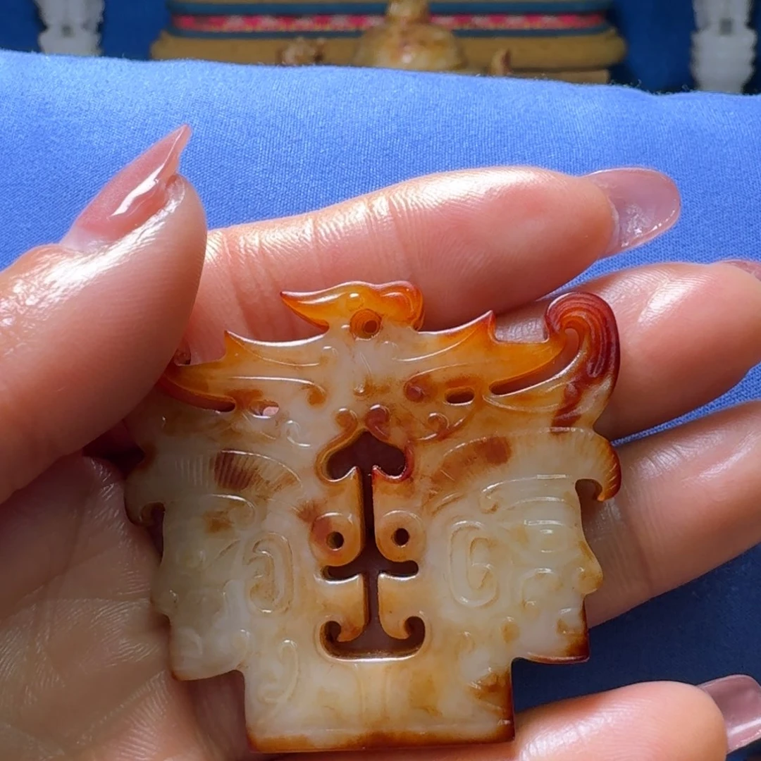 和田玉（糖玉）颈饰未镶嵌