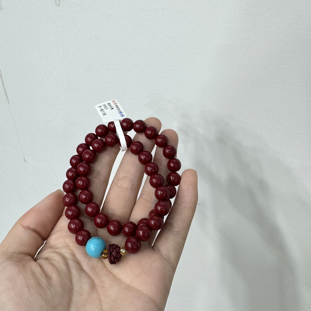 天然辰砂大唐红手串（无礼盒）@@@@@SP031A