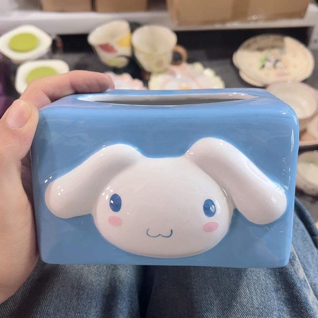 陶瓷玉桂狗微瑕纸巾盒