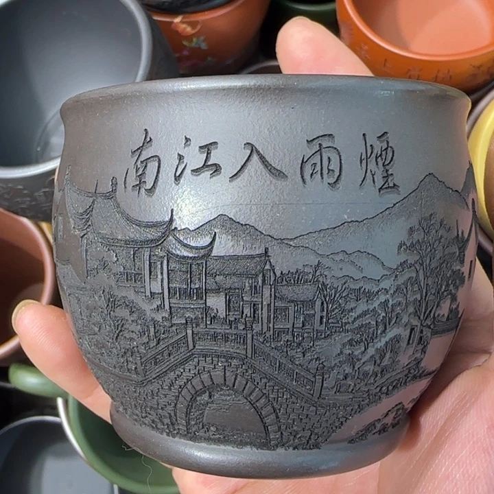 茶杯紫砂全手工制作工艺
