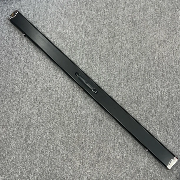 无标三槽航空铝铝合金材质台球杆盒180°平开加固方锁三槽杆盒小头