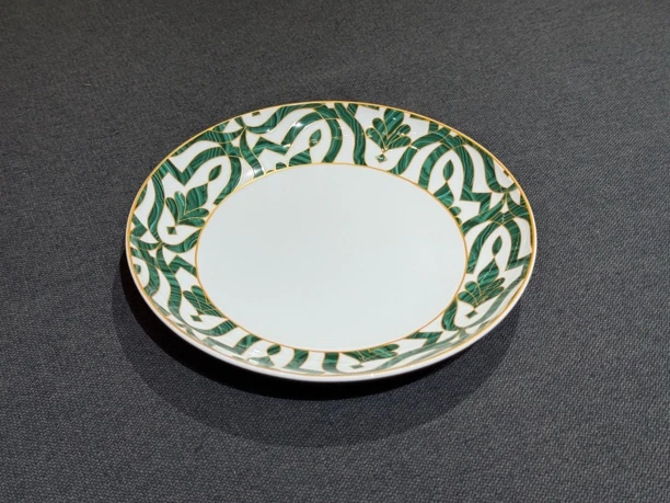 25cm  道尔顿深盘孔雀翎花