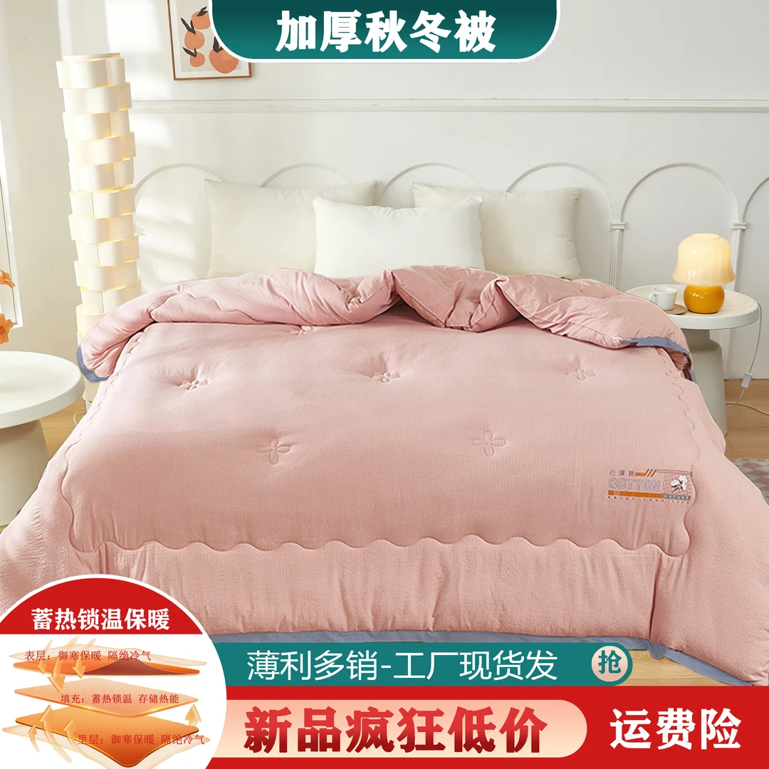 冬季加厚被子秋冬款学生宿舍被子单人双人被四季通用被子被芯冬被