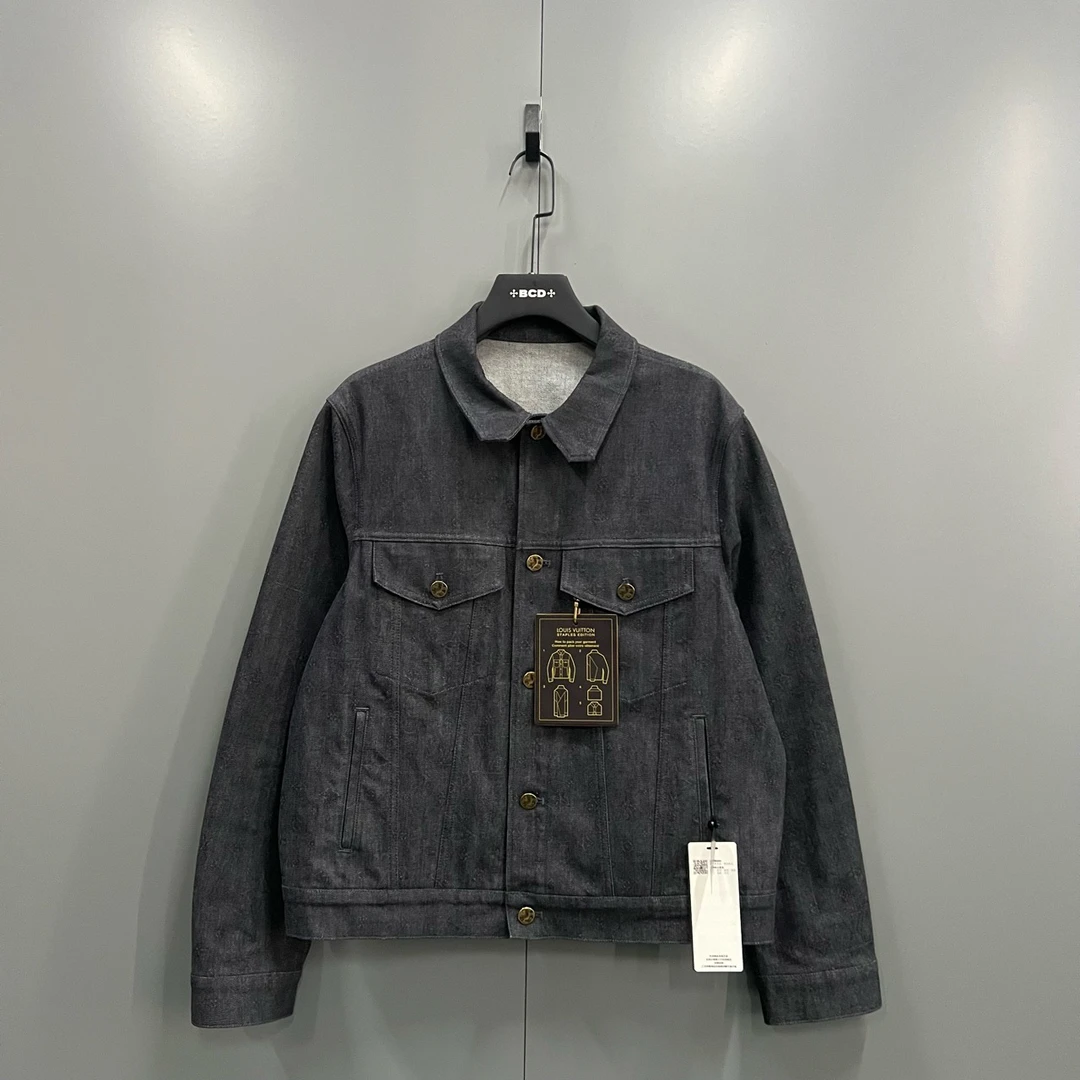 （jp）120 Louis Vuitton lv 老花暗纹挂牌牛仔 52码/95新/