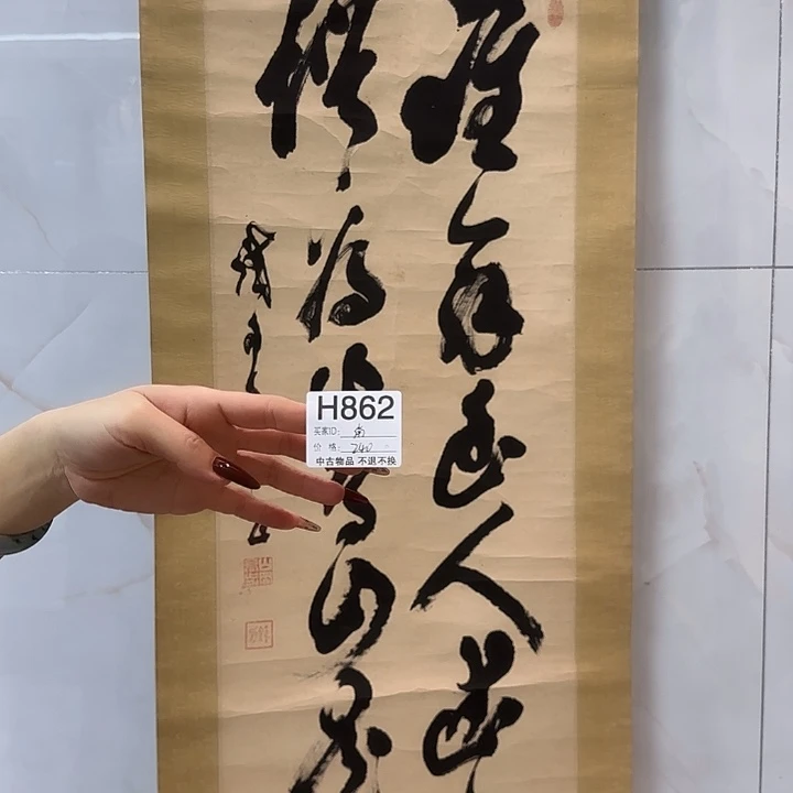 南***墨国画862 日本回流字画666