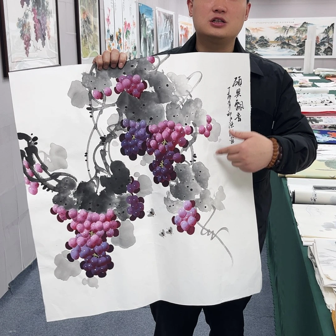 国画宣纸国画作品纯手绘