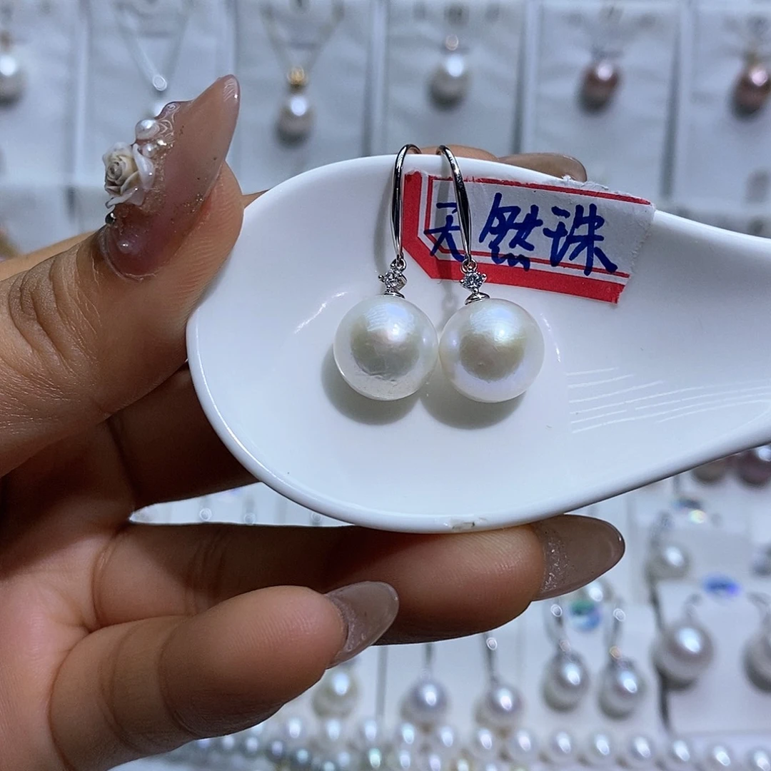 淡水珍珠吊坠(赠链)银S925镶嵌