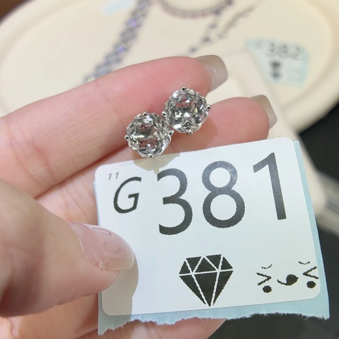 珠宝半成品银S925镶嵌水晶