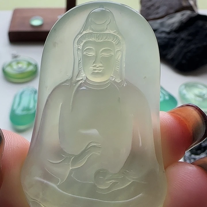 岫玉未镶嵌吊坠(不含链)