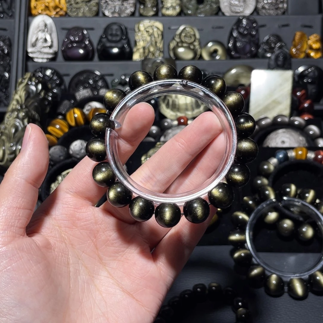 未镶嵌黑曜岩珠宝奇石B****t