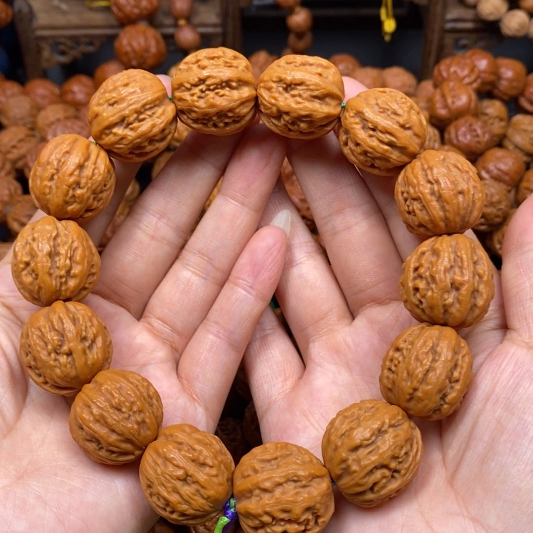 文玩核桃手串粗筋八棱