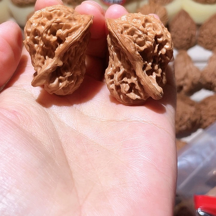 把件文玩核桃盘山企鹅