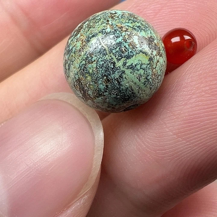 南红玛瑙未镶嵌配饰卡12微瑕
