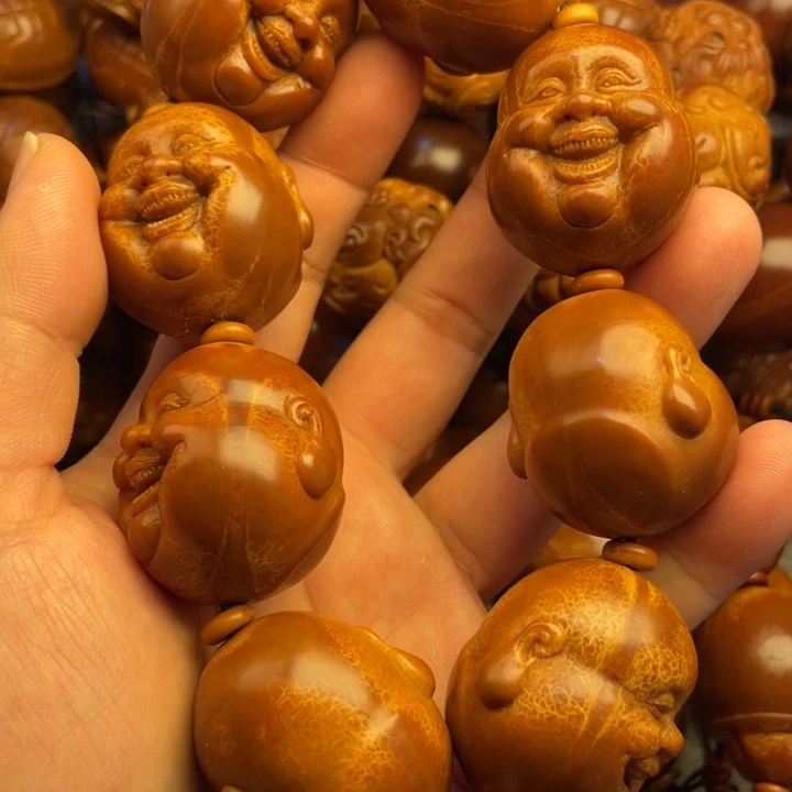 平***心橄榄核吊坠橄榄核手持