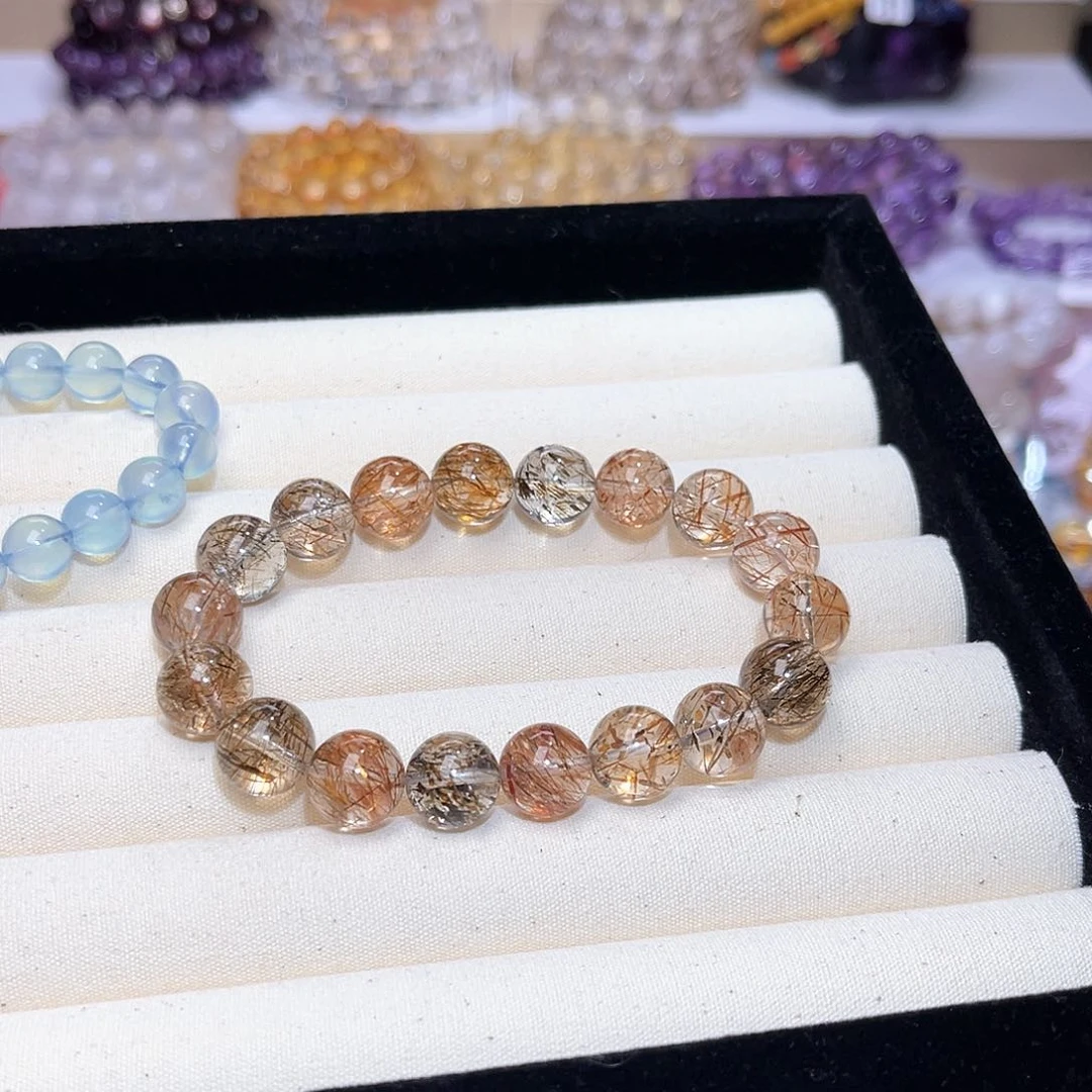 水晶手串未镶嵌曾天然水晶11mm