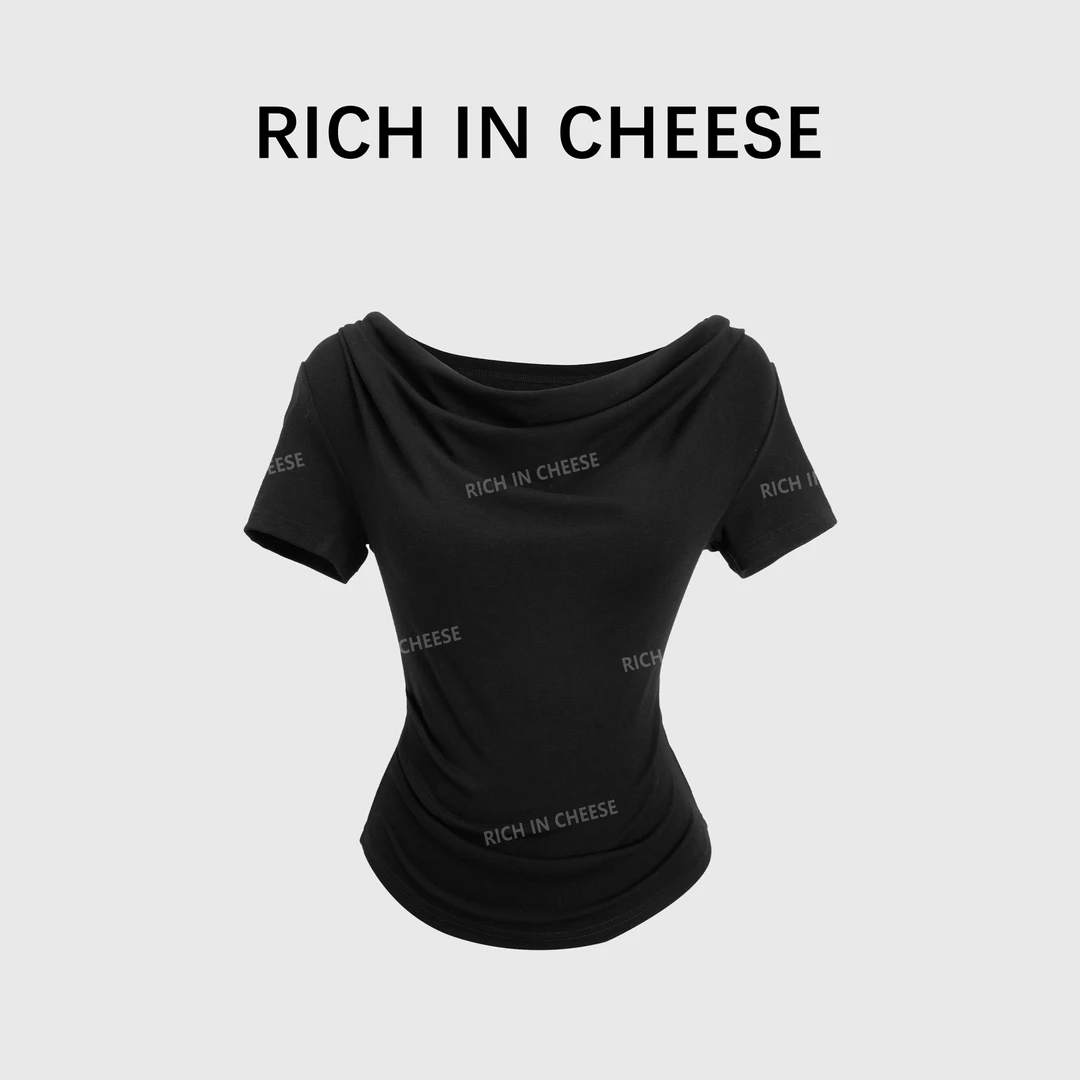 【清清】舒胡蕾 修身T 修身V领T恤衫