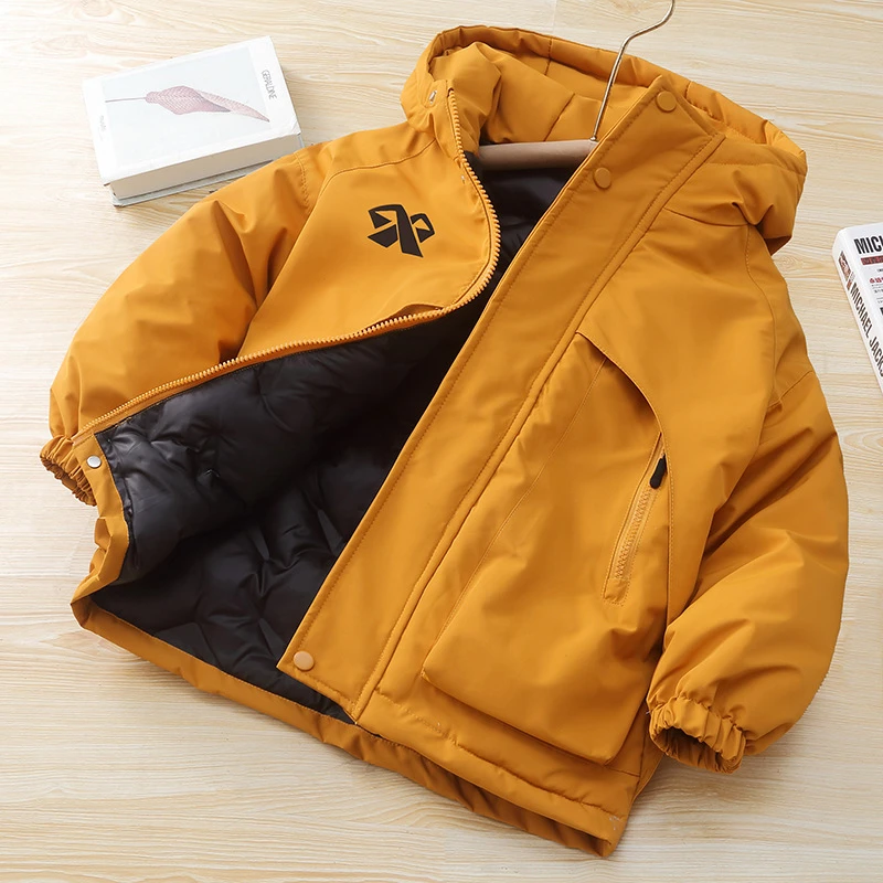 巴拉巴拉男孩女孩2025新款加棉儿童冲锋衣男童女童冬季保暖棉服中