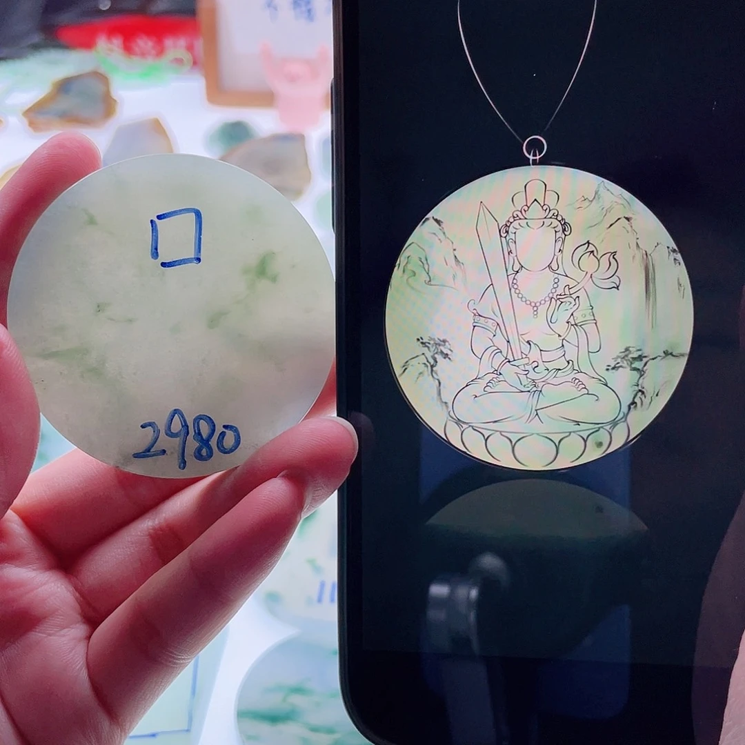 定制翡翠未镶嵌天然翡翠包工