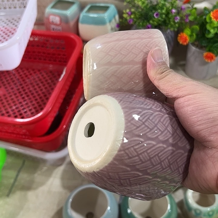 微瑕陶瓷花盆满9.9发