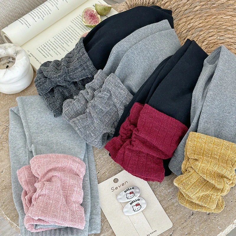女童打底裤薄款堆堆袜加绒一体绒中小童裤子外穿无骨秋冬保暖