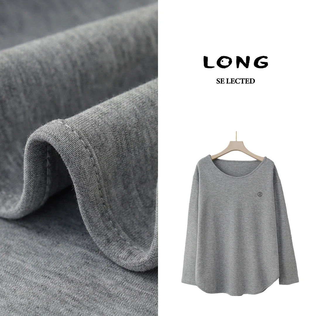 Q3049【特价-占单者限购】亲肤面料打造简约长袖上衣多色随心选8005