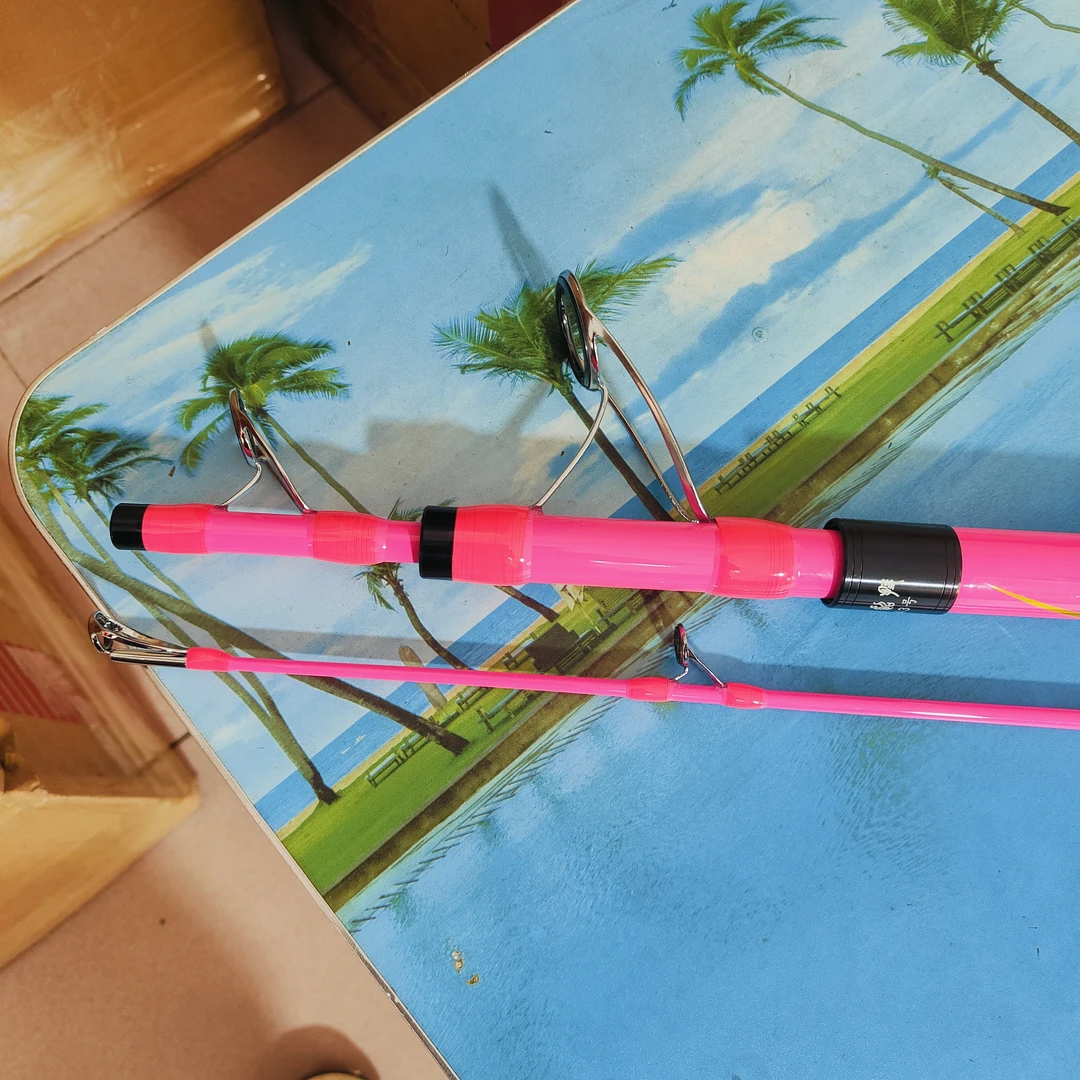 2024新款暴力远投竿，双血统振出并继竿，4.22米43号超硬远投竿