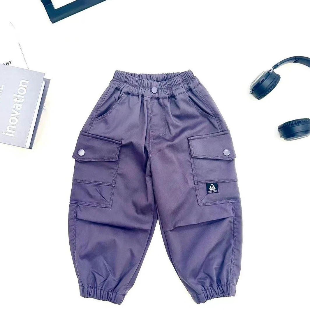 K6106   韩版 工装版型收脚长裤