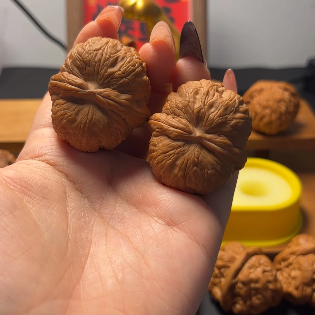 G***.把件文玩核桃元宝42全